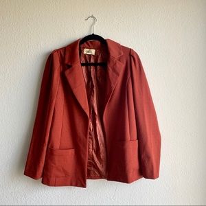 Burnt Orange Blazer